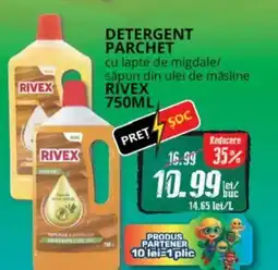 Diana Supermarket Detergent parchet cu lapte de migdale/ săpun din ulei de măsline RIVEX Ofertă