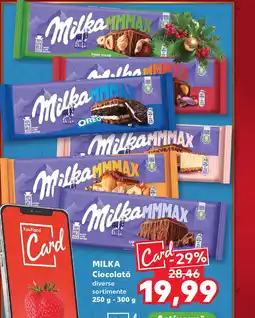 Kaufland MILKA Ciocolată Ofertă