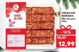 Kaufland VREAU DIN ROMÂNIA Mici de porc Ofertă