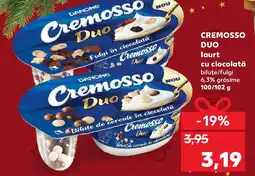 Kaufland CREMOSSO DUO laurt cu ciocolată Ofertă