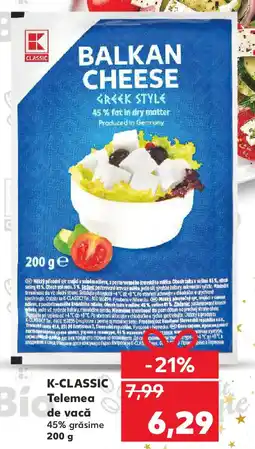 Kaufland K-CLASSIC Telemea de vacă Ofertă