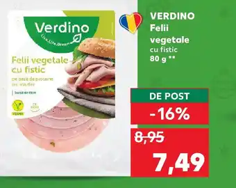 Kaufland VERDINO Felii vegetale cu fistic Ofertă