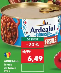 Kaufland ARDEALUL lahnie de fasole Ofertă