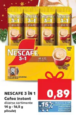 Kaufland NESCAFE 3 ÎN 1 Cafea instant Ofertă