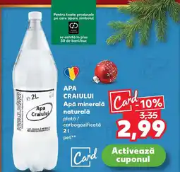 Kaufland APA CRAIULUI Apă minerală naturală Ofertă