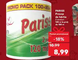 Kaufland PARISS Prosop de hârtie Ofertă