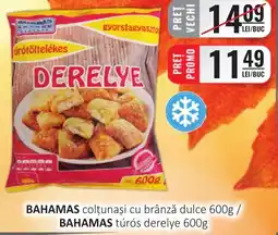 CBA BAHAMAS colțunaşi cu brânză dulce Ofertă