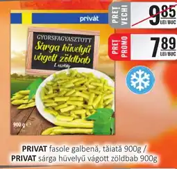 CBA PRIVAT fasole galbenă, tăiată Ofertă