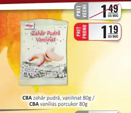CBA CBA zahăr pudră, vanilinat Ofertă