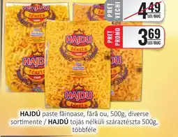 CBA HAJDÚ paste făinoase, fără ou Ofertă
