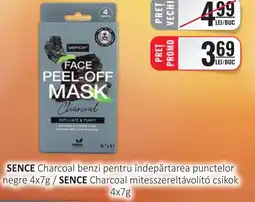 CBA SENCE Charcoal benzi pentru îndepărtarea punctelor negre Ofertă