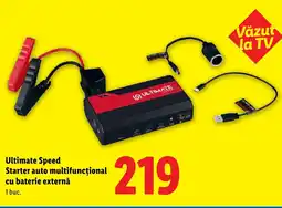 Lidl Ultimate Speed Starter auto multifuncțional cu baterie externă Ofertă