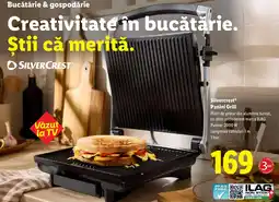 Lidl SilvercrestⓇ Panini Grill Ofertă