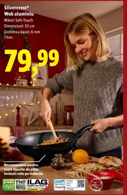 Lidl SilvercrestⓇ Wok aluminiu Ofertă