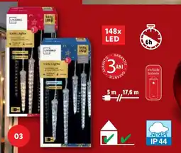 Lidl Livarno home Instalație țurțuri luminoşi Ofertă