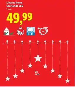 Lidl Livarno home Ghirlandă LED Ofertă