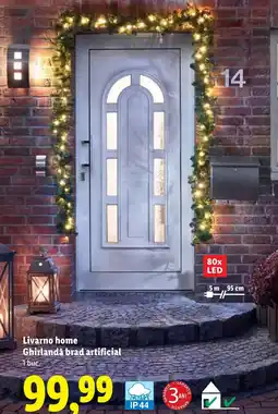 Lidl Livarno home Ghirlandă brad artificial Ofertă