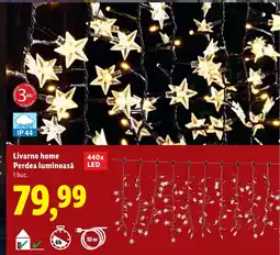 Lidl Livarno home Perdea luminoasă Ofertă