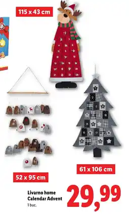 Lidl Livarno home Calendar Advent Ofertă