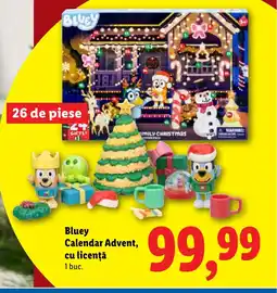 Lidl Bluey Calendar Advent, cu licenţă Ofertă