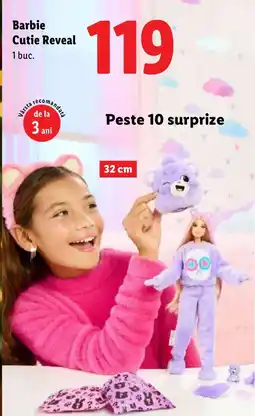 Lidl Barbie Cutie Reveal Ofertă