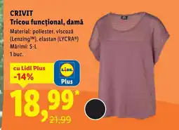 Lidl CRIVIT Tricou funcțional, damă Ofertă