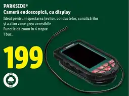 Lidl PARKSIDE® Camerǎ endoscopică, cu display Ofertă