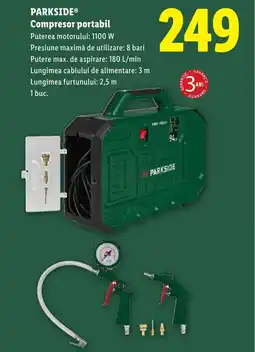 Lidl PARKSIDEⓇ Compresor portabil Ofertă