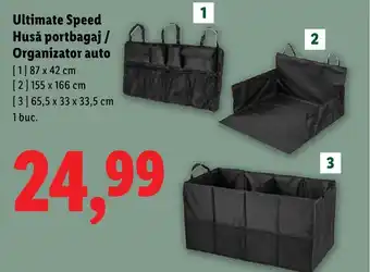Lidl Ultimate Speed Husǎ portbagaj / Organizator auto Ofertă