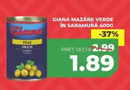 Simos Giana mazăre verde în saramură Ofertă