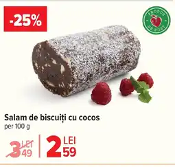 Carrefour Salam de biscuiți cu cocos Ofertă