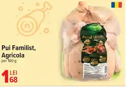 Carrefour Pui Familist, Agricola Ofertă