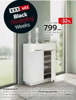 XXXLutz DULAP PENTRU PANTOFI Ofertă