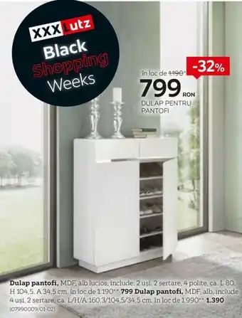 DULAP PENTRU PANTOFI