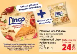 Carrefour Plăcintă Linco Patisero Ofertă