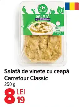 Carrefour Salată de vinete cu ceapă Carrefour Classic Ofertă