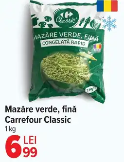 Carrefour Mazăre verde, fină Carrefour Classic Ofertă