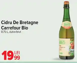 Carrefour Cidru De Bretagne Carrefour Bio Ofertă