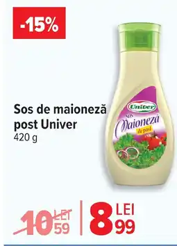 Carrefour Sos de maioneză post Univer Ofertă