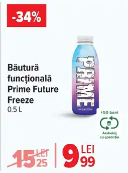 Carrefour Băutură funcțională Prime Future Freeze Ofertă