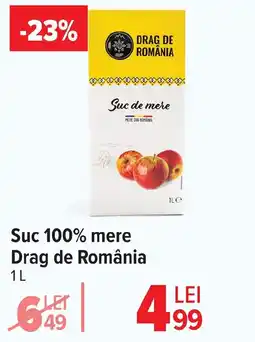 Carrefour Suc 100% mere Drag de România Ofertă