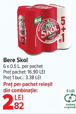 Carrefour Bere Skol Ofertă