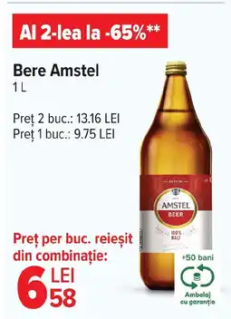 Carrefour Bere Amstel Ofertă