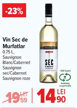 Carrefour Vin Sec de Murfatlar Ofertă