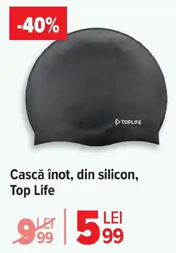 Carrefour Cască înot, din silicon, Top Life Ofertă