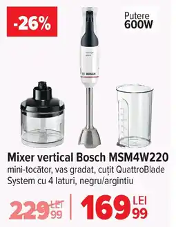 Carrefour Mixer vertical Bosch MSM4W220 Ofertă