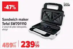Carrefour Sandwich maker Tefal SW701110 Ofertă