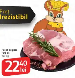 Supeco Pulpă de porc fără os Ofertă