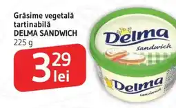 Supeco Grăsime vegetală tartinabilǎ DELMA SANDWICH Ofertă