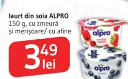 Supeco laurt din soia ALPRO, cu zmeură şi merişoare/ cu afine Ofertă